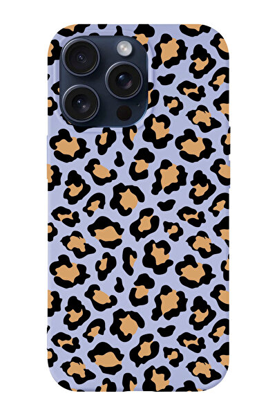 shoptocase Iphone 15 PRO MAX Uyumlu Leopar Desenli Lansman Telefon Kılıfı