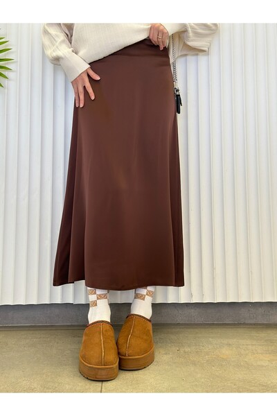 cefwomans Fustă din satin