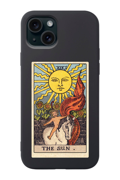shoptocase Iphone 15 Uyumlu The Sun Tarot Desenli Lansman Telefon Kılıfı
