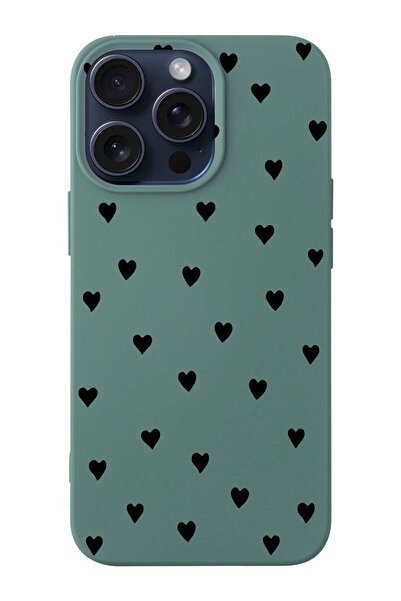 shoptocase Iphone 15 PRO MAX Uyumlu Kalpler Desenli Lansman Telefon Kılıfı