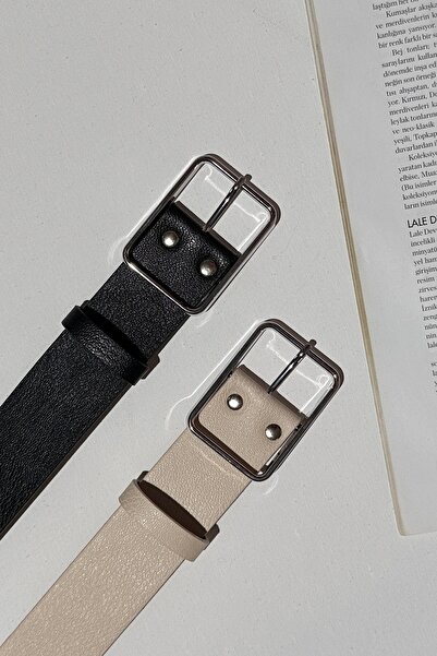 LİA KEMER 2-партний прямокутний ремінь з пряжкою Ремінь для талії Ремінь для ...