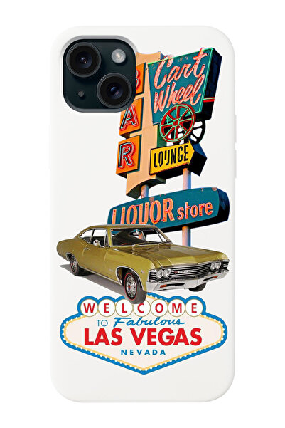 shoptocase حافظة هاتف متوافقة مع هاتف Iphone 15 PLUS بنمط Las Vegas