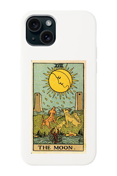 shoptocase حافظة هاتف متوافقة مع هاتف Iphone 15 PLUS بنمط Moon Tarot