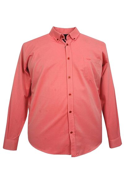 TURHAN TRİKO Ανδρικό μακρυμάνικο πουκάμισο Turhan Seasonal Slim Fit Yavruağzı