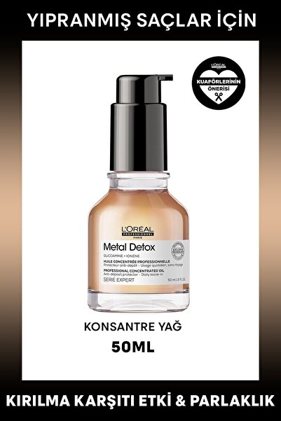 L'oreal Professionnel Serie Expert Metal Detox Oil Yıpranmış Saçlar Için Bakı...