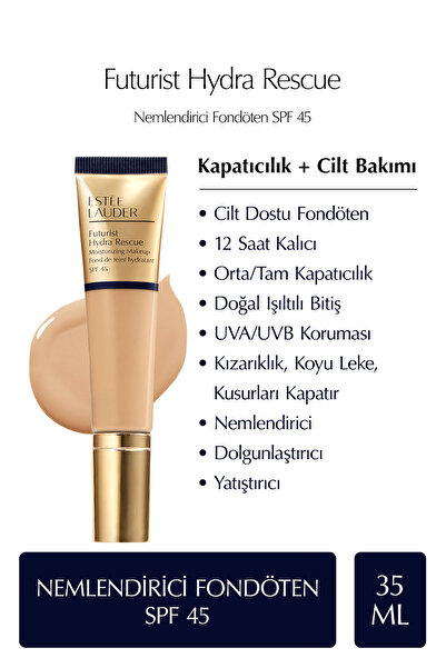 Estee Lauder Futurist Hydra Rescue SPF 45 Nemlendirici Fondöten 35ml - Renk: ...