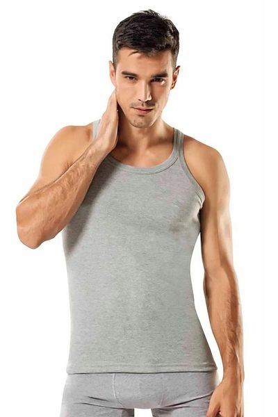 Namaldı Men's Rib Cotton Thin Straps Men's Athlete 3 Pieces