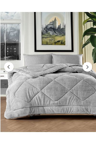 GENÇEV HOME COLLECTİONS Welsoft Single Silicone Quilt (Does Not Contain Waste Material) & Winter - Summer and Bedspread