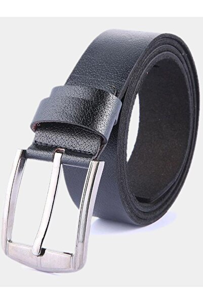 ÖZTÜRK KEMER Genuine Leather Belt Men's Black Classic Leather