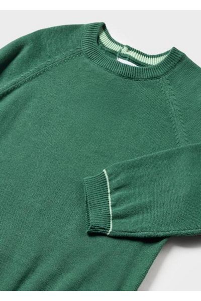 MAYORAL Green Baby Boy Crew Neck Sweater