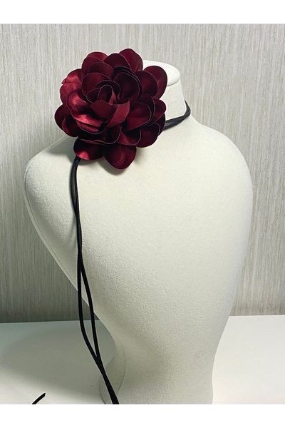 TwinsSis Store Choker din satin cu șireturi