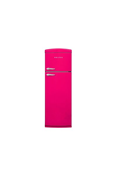 Vestel RETRO SC32111 Pembe Statik Buzdolabı