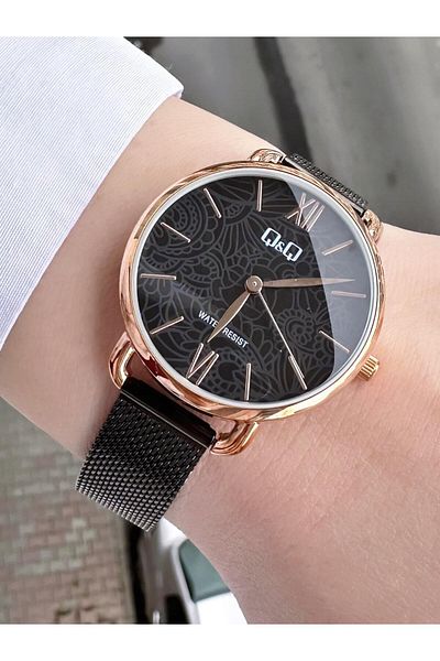 Q&Q Women's Straw Cord Wristwatch