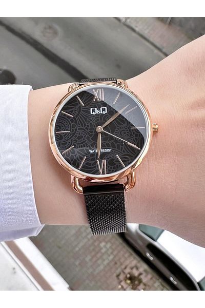 Q&Q Women's Straw Cord Wristwatch