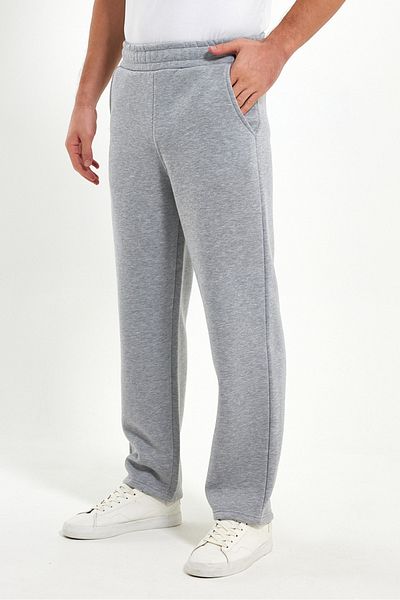 AMAZING CRASH Straight Leg Baggy Fit Ribbed Sweatpants