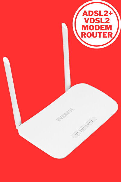 Maybax 2.4GHz 300Mbps Wi-Fi ADSL2+/VDSL2 2x5 dBi Antenli Kablosuz Modem Router