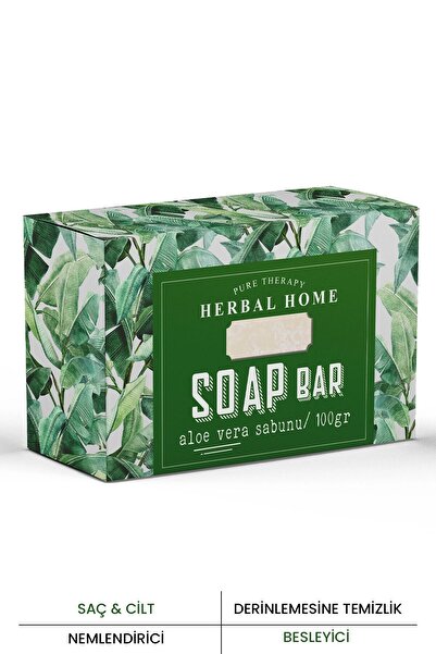 PROCSIN Herbal Home Kuruluk Karşıtı Yoğun Nemlendirici Doğal Aloevera Sabunu 100 gr