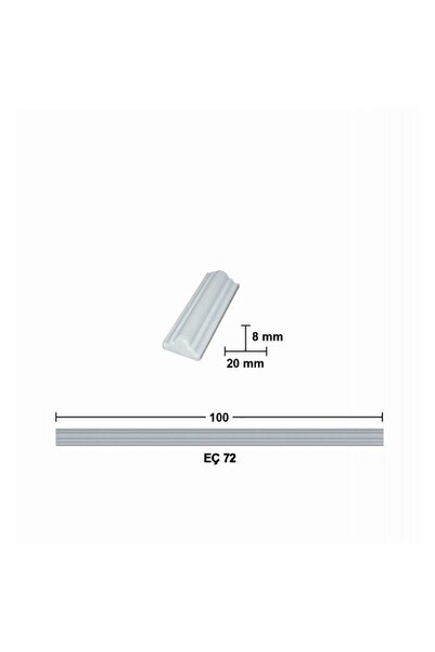 Buhobi Hazır Esnek Mobilya Çıtası 1 Metre Eç-72