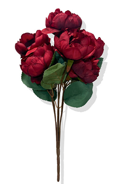 Cihan Çiçekçilik Artificial Flower Peony Rose Bunch 45 cm