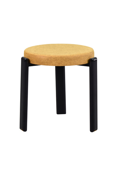 VİLİNZE Teras Siyah Metal Ayak İstiflenebilir Mutfak-Balkon Taburesi (2 Adet)