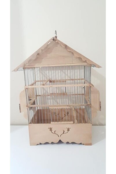 cotanakkafes Çatılı Ahşap Saka Kafesi