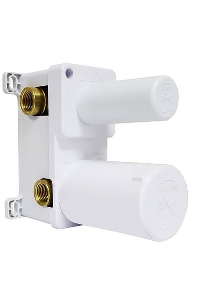 Eca Built-in Concealed Bathroom Faucet Flush Mounted 3 Way Gold Color102866307
