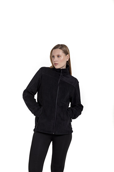 OIL COMPANY Μαύρο Thermal Fleece Παλτό Unisex