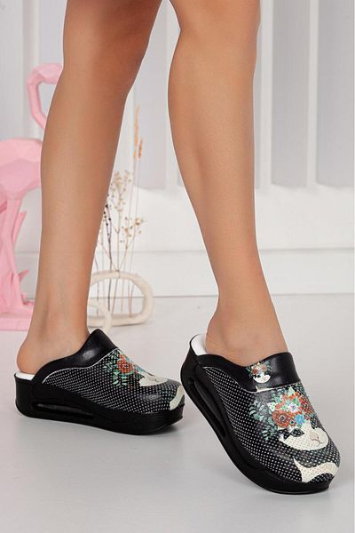 Dr. Mitra Air Sole Doctor Nurse Hospital Cook Slippers Patterned