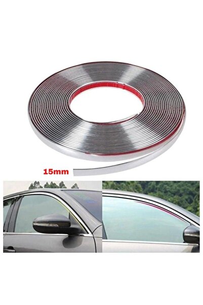 Carmind شريط زخرفي مطلي بالنيكل 15 ملم بطول 2 متر