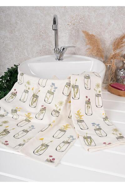 Baveno 100% бавовна, подвійний, 40x66 см, з вишитим візерунком, рушник для рук і обличчя/набір рушників