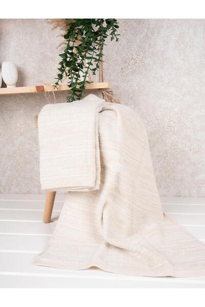 Baveno Set prosoape/prosoape dublu 100% bumbac 40x66 cm cu model brodat pentru mâini și față