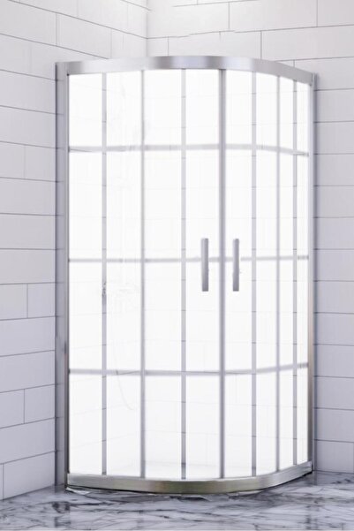 Durul Duşakabin Oval Kumlama Karomat Desen 5mm Yükseklik 190 cm