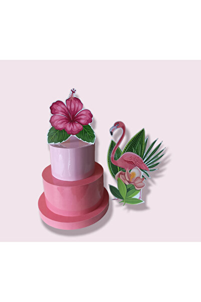 Surpriscake Flamingo temalı MAKET PASTA