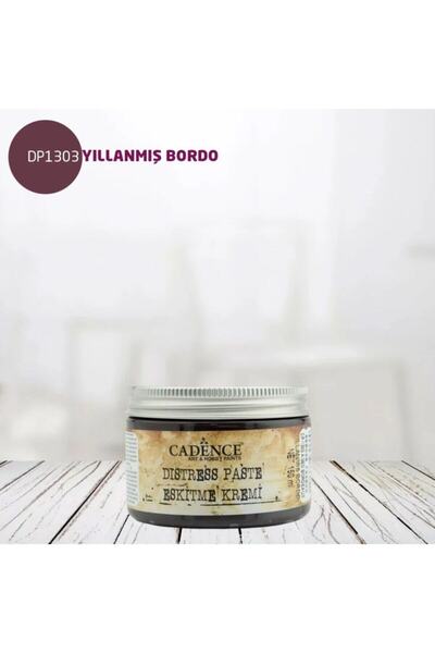 Cadence Boya Cadence Eskitme Kremi Dp1303 Yıllanmış Bordo 150 Ml.