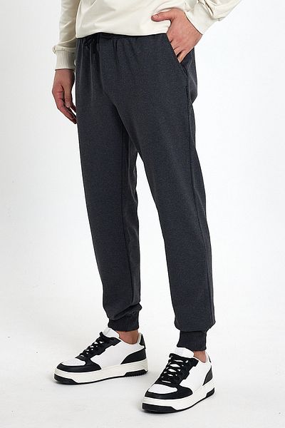 mmetalic Ανδρικό φούτερ Anthracite με τσέπες Standard Fit Άνετη εφαρμογή