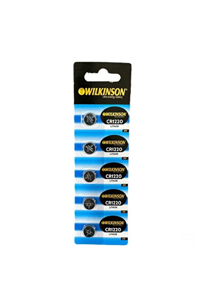Wilkinson CR1220 3V Lityum 5’li Pil
