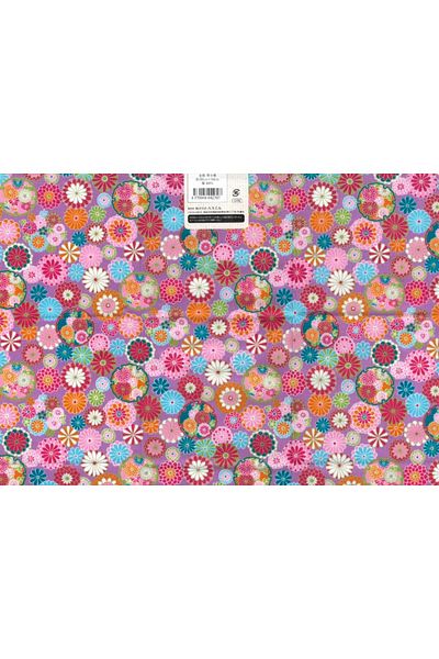 Concord Japanese Handkerchief 100% Cotton 30 cm * 35 cm Vivid Purple Pattern