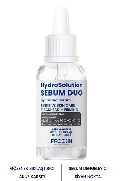 PROCSIN Hydrosolution 20 ml Skin Care Serum - Oily and Acne Prone