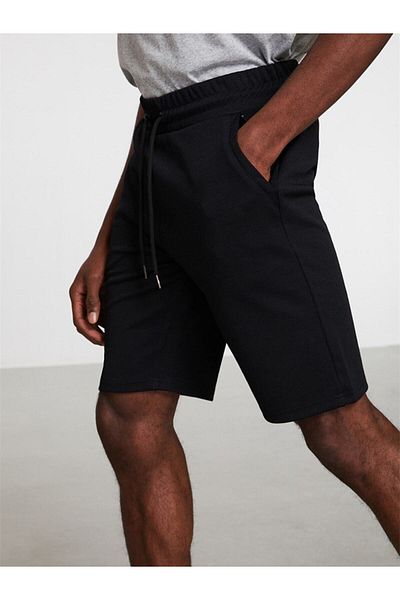 krios Μαύρο Basic Unisex Oversize Short