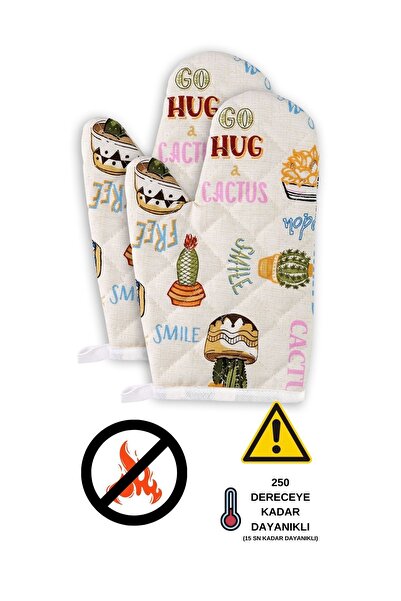 sevilya Fireproof and Heat Resistant Oven Gloves (2 GLOVES)