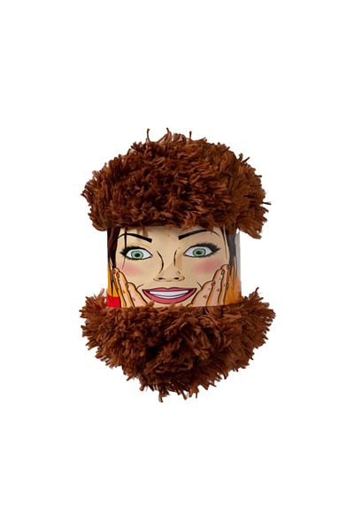 knitme 5 броя прежда за плетене Pop Art 963 кафяво