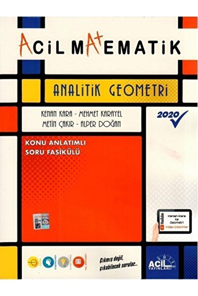 Acil Yayınları Acil Matematik Analitik Geometri Konu Anlatımlı Soru Fasikülü