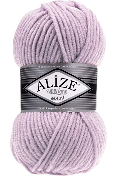 Alize Lila Süperlana 505 Maxi - 5 τεμάχια χοντρό πλεκτό σκέλος για πλέξιμο στο χέρι για γιλέκο και ζακέτα, κασκόλ, πουλόβερ μπερέ