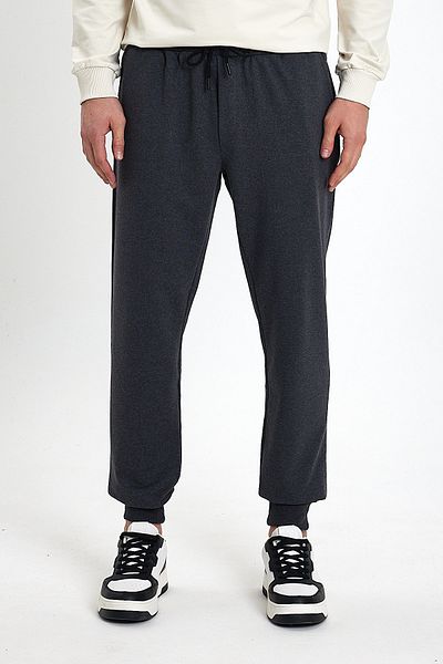 mmetalic Ανδρικό φούτερ Anthracite με τσέπες Standard Fit Άνετη εφαρμογή