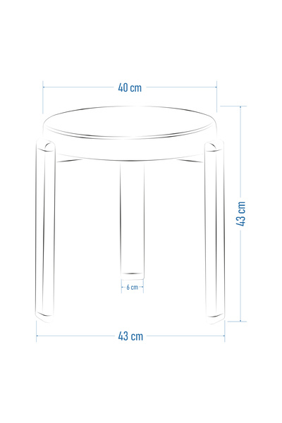 VİLİNZE Teras Siyah Metal Ayak İstiflenebilir Mutfak-Balkon Taburesi (4 Adet)
