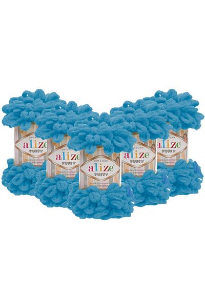 Alize 6 bucăți pentru pătură pentru bebeluși 90x90 Puffy Ocean 16