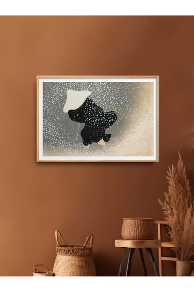 HOMEPACK Single Framed Horizontal Painting Modern Poster Painting Tk/429