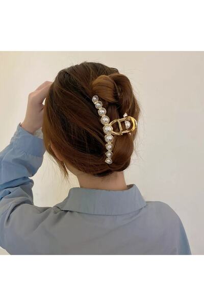 GÜLPEŞE Πόμολο με μεταλλικό κούμπωμα με πέρλες