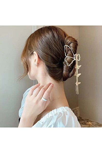 GÜLPEŞE Butterfly Dangle Cataramă de zăvor din metal auriu Xp-011