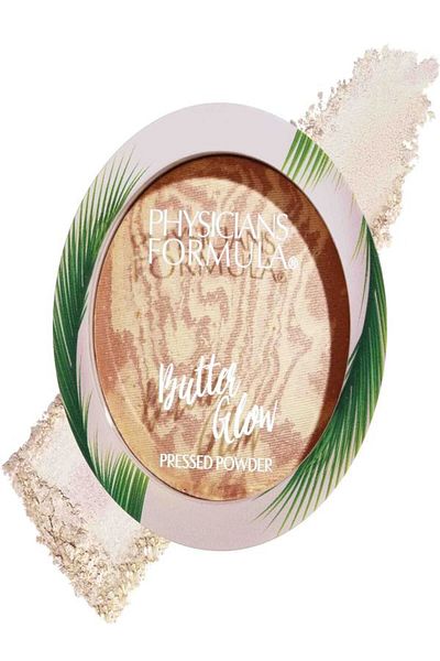 Physicians Formula Butter Glow Baked Powder Pressed Powder, Translucent Glow, Natural Glow High Pigmented Face Powder